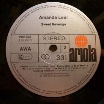 LP Amanda Lear: Sweet Revenge