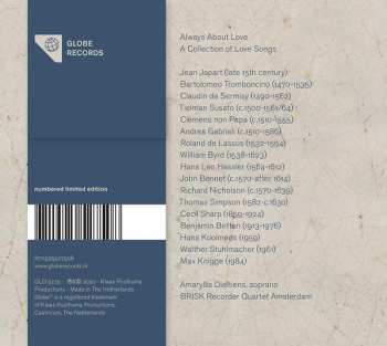 CD Amaryllis Dieltiens: Always About Love: A Collection Of Love Songs LTD | NUM | DIGI