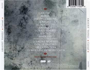 CD Amaury Vassili: Canterò