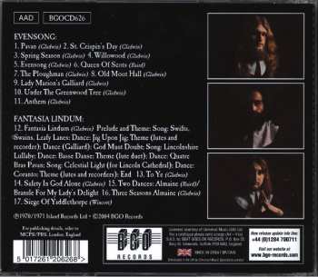 CD Amazing Blondel: Evensong / Fantasia Lindum