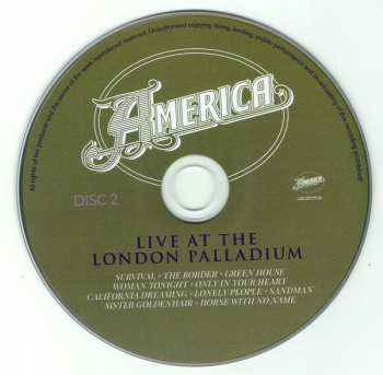 2CD America: Live At The London Palladium