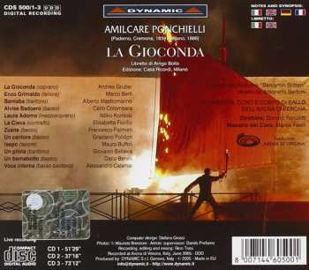 3CD/Doos Orchestra Del Teatro Arena Di Verona: La Gioconda