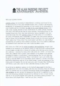 2LP/3CD/Doos/Blu-ray The Alan Parsons Project: Ammonia Avenue DLX | LTD