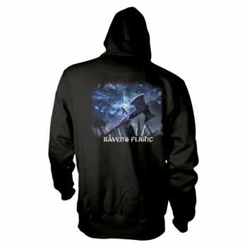 Merch Amon Amarth: Mikina S Kapucí Raven's Flight (black) XXL