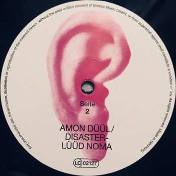 2LP Amon Düül: Disaster (Lüüd Noma)