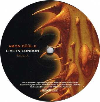 LP Amon Düül II:  Live In London