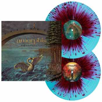 2LP Amorphis: Borderland ("the Circle" Splatter Turquoise+red+black 2lp Incl. 2 Bonus Tracks)