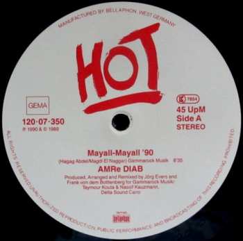LP Amr Diab: Mayall-Mayall '90