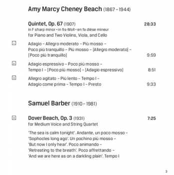 CD Samuel Barber: American Quintets