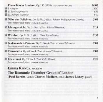 CD Emma Kirkby: Chanson D'amour