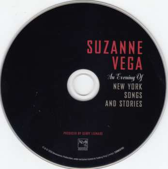 CD Suzanne Vega: An Evening Of New York Songs And Stories