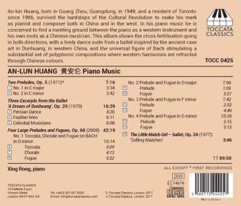 CD Huang Anlun: Piano Music