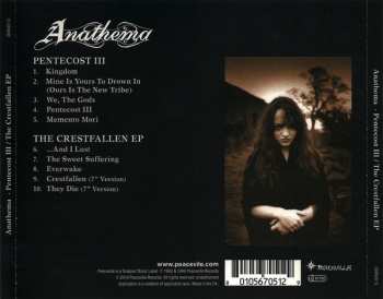CD Anathema: Pentecost III + The Crestfallen EP DIGI