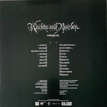 2LP Anchor And Burden: Extinction Level CLR
