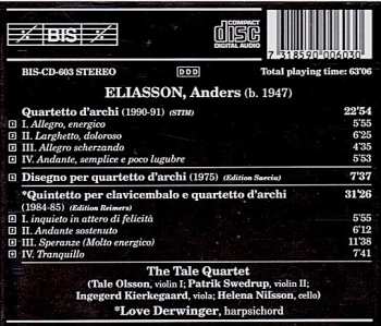 CD Love Derwinger: Quartetto D'Archi / Disegno Per Quartetto D'Archi / Quintetto Per Clavicembalo E Quartetto D'Archi