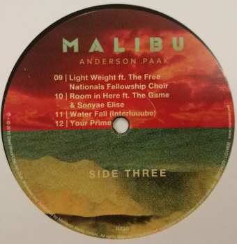 2LP Anderson .Paak: Malibu