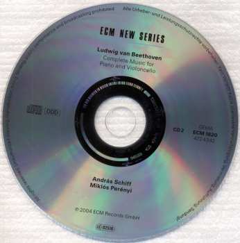 2CD Ludwig van Beethoven: Complete Music For Piano And Violoncello