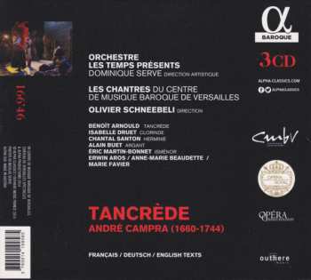 3CD Olivier Schneebelli: Tancrède DIGI