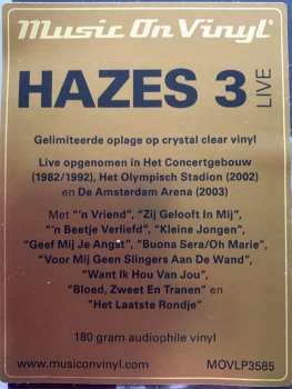 2LP André Hazes: Hazes 3 Live CLR | LTD