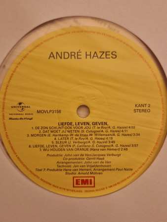 LP André Hazes: Liefde, Leven, Geven NUM | LTD | CLR