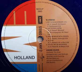 LP André Hazes: 'n Vriend NUM | LTD | CLR