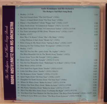 CD Andre Kostelanetz And His Orchestra: Play The Rodgers And Hart Songbook