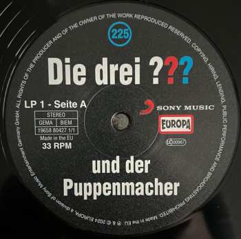 5LP/Doos André Marx: Die Drei ??? 225 - Und Der Puppenmacher CLR | LTD