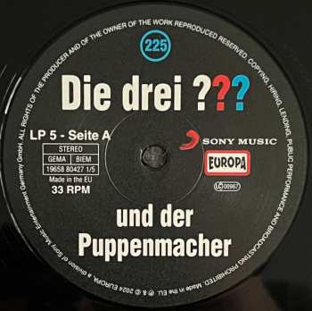 5LP/Doos André Marx: Die Drei ??? 225 - Und Der Puppenmacher CLR | LTD