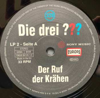 2LP André Minninger: Die Drei ??? 228 - Der Ruf Der Krähen
