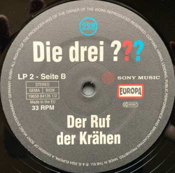 2LP André Minninger: Die Drei ??? 228 - Der Ruf Der Krähen