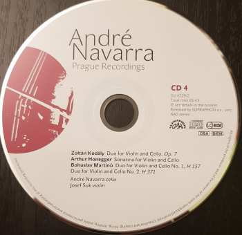 5CD/Doos André Navarra: Prague Recordings