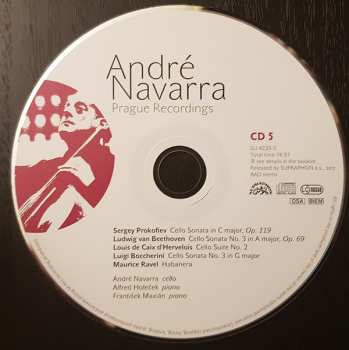 5CD/Doos André Navarra: Prague Recordings