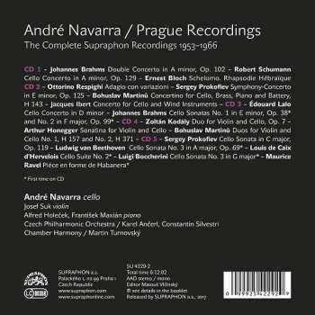 5CD/Doos André Navarra: Prague Recordings