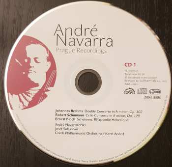 5CD/Doos André Navarra: Prague Recordings