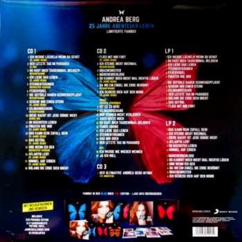 2LP/3CD/Merch Andrea Berg: 25 Jahre Abenteuer Leben LTD