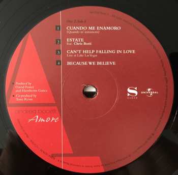 2LP Andrea Bocelli: Amore