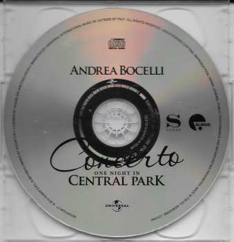 CD Andrea Bocelli: Concerto (One Night In Central Park)