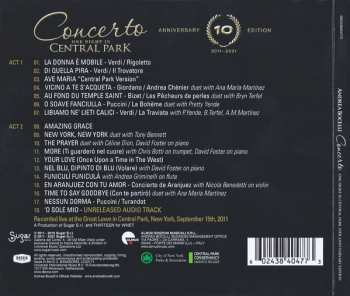 CD Andrea Bocelli: Concerto: One Night In Central Park 10th Anniversary Edition