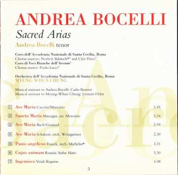 CD Orchestra dell'Accademia Nazionale di Santa Cecilia: Arie Sacre