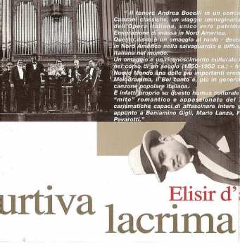 CD Andrea Bocelli: Viaggio Italiano