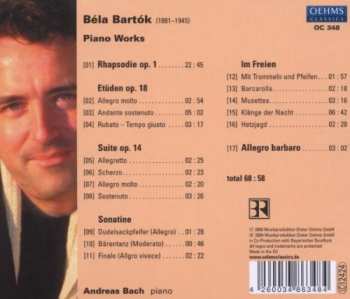 CD Béla Bartók: Piano Works