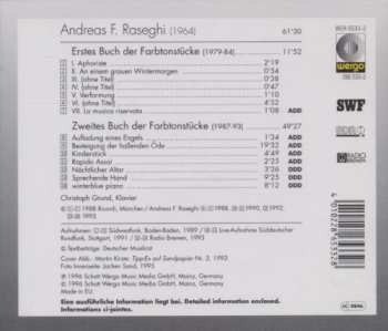 CD Andreas Raseghi: Farbtonstücke, Buch I & II