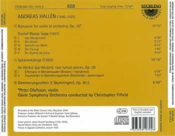 CD Andreas Hallén: Gustaf Wasas Saga. 