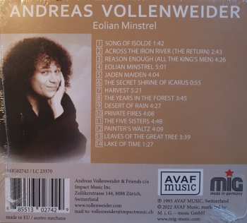 CD Andreas Vollenweider: Eolian Minstrel