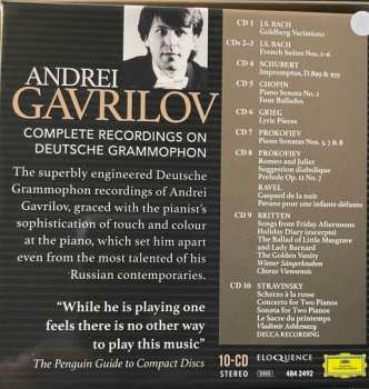 10CD/Doos Andrei Gavrilov: Complete Recordings On Deutsche Grammophon