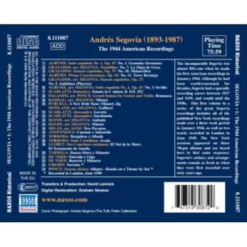 CD Andrés Segovia: The 1944 American Recordings