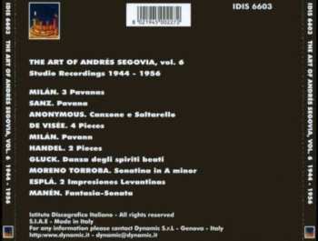 CD Andrés Segovia: The Art of Andres Segovia Vol. 6