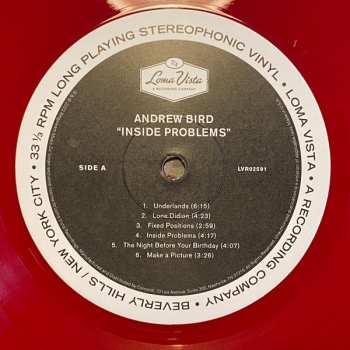 LP Andrew Bird: Inside Problems CLR | LTD