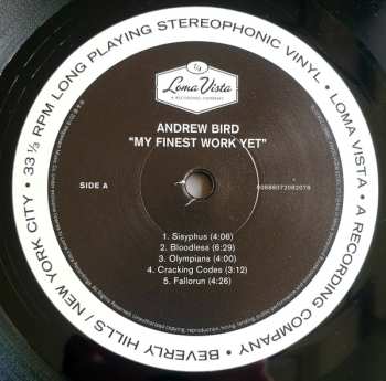 LP Andrew Bird: My Finest Work Yet