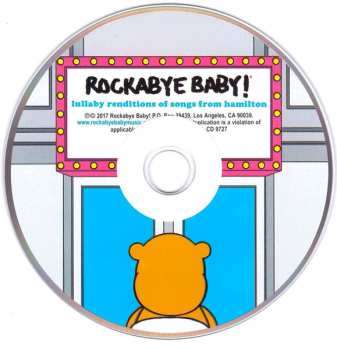 CD Andrew Bissell: Rockabye Baby! Lullaby Renditions Of Songs From Hamilton